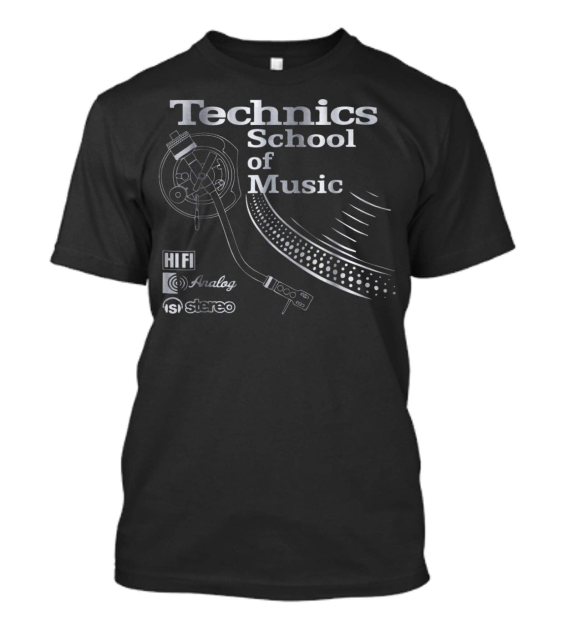 Technics School Of Music Analog Hifi Stereo Turntable T-Shirt