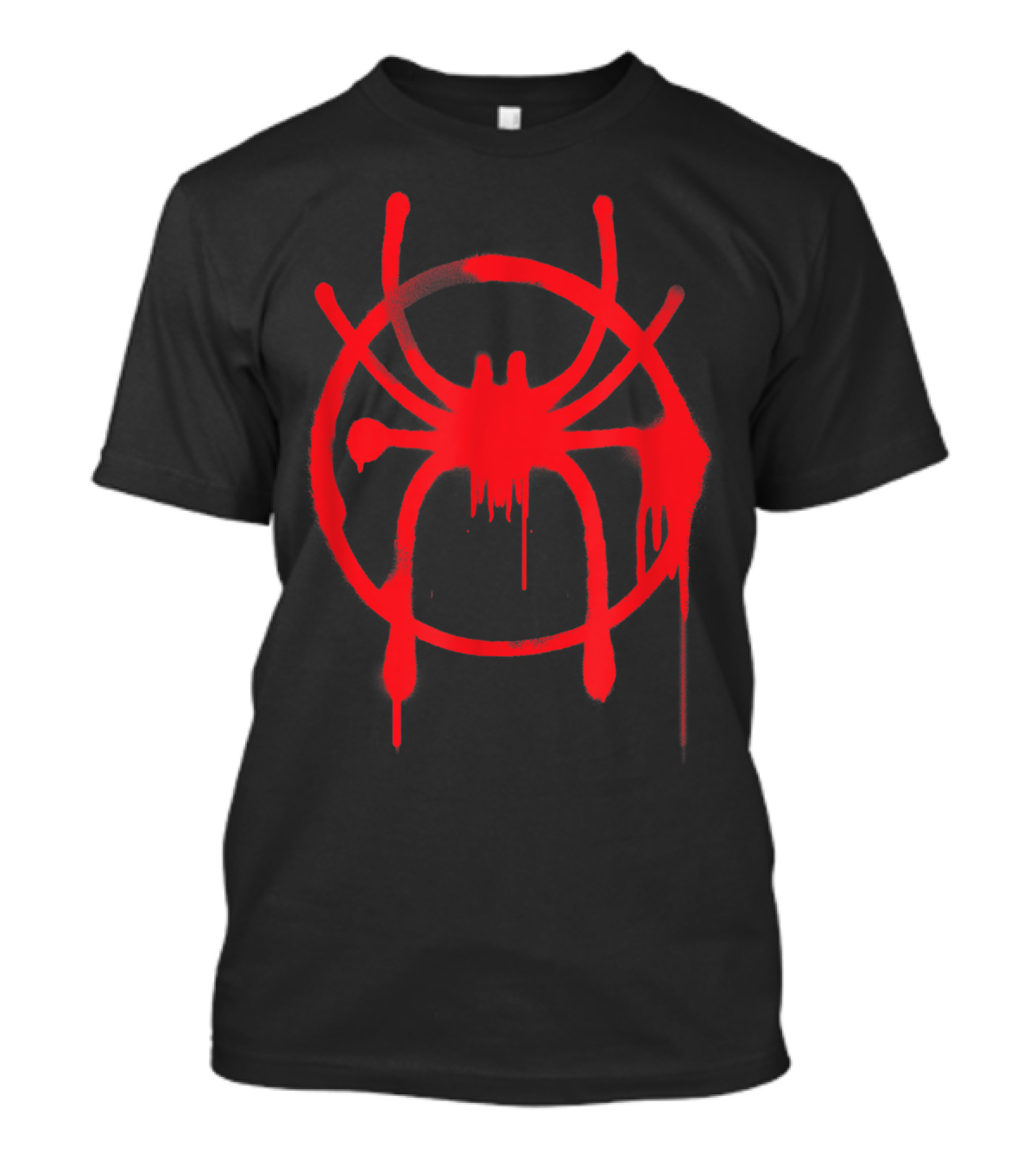 Spider Man Into The Spider Verse Red Symbol Marvel T-Shirt