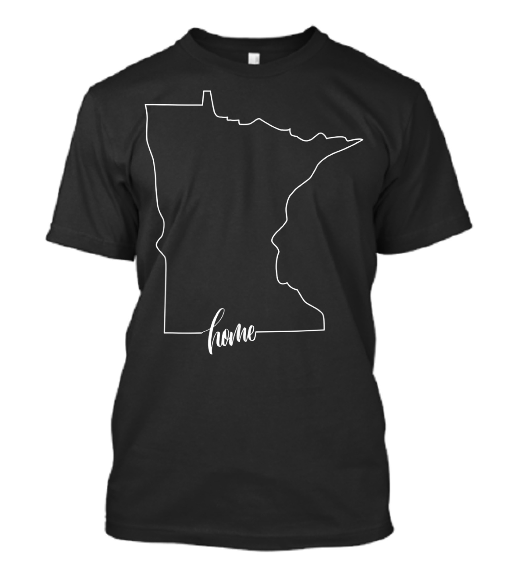 Minnesota State Outline Home Native T-Shirt