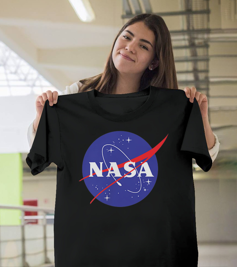 NASA Insignia Meatball Logo Blue and Red T-Shirt