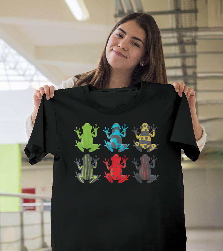 Poison Dart Frog Colorful T-Shirt