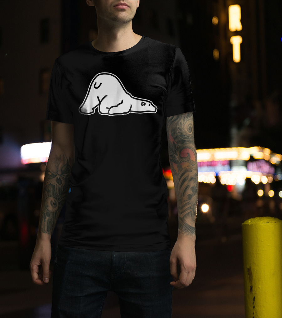 Polar Bear In Relaxed Pose T-Shirt