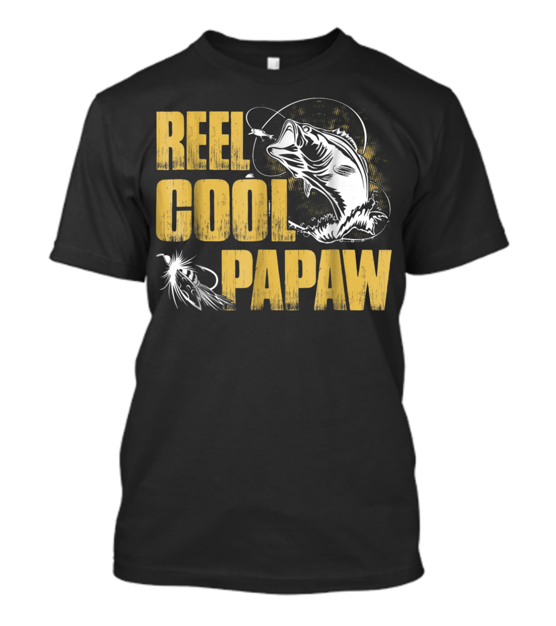 Reel Cool Papaw Fishing Bass Jumping Lure T-Shirt