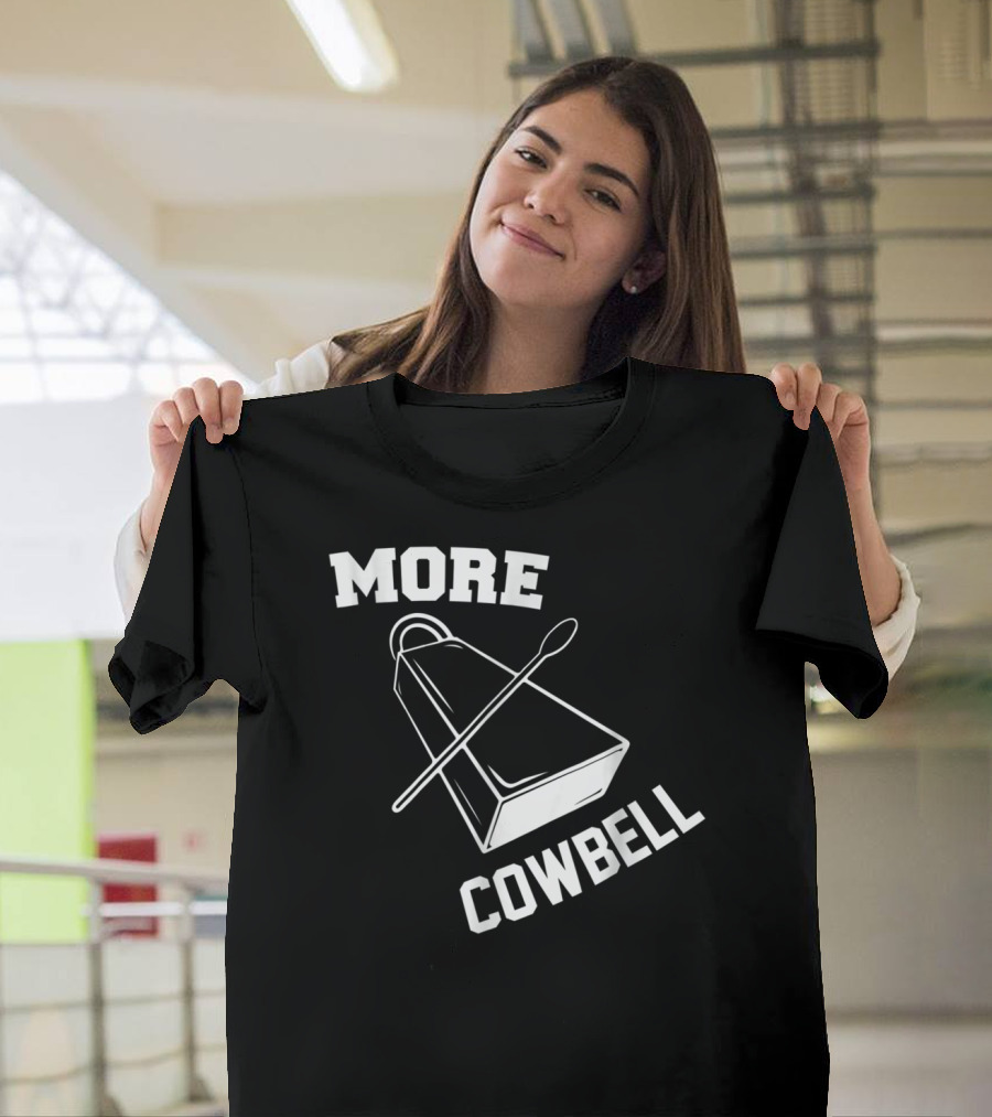 More Cowbell Funny Musical Instrument Spoon T-Shirt