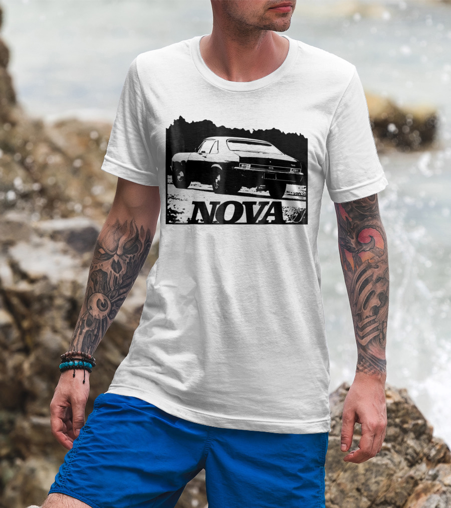 Nova Muscle Car 1968 Show Classic Auto T-Shirt