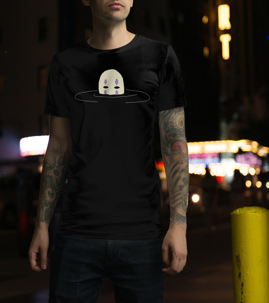 No Face Spirited Away Pastel Aesthetic Grunge Floating Mask T-Shirt
