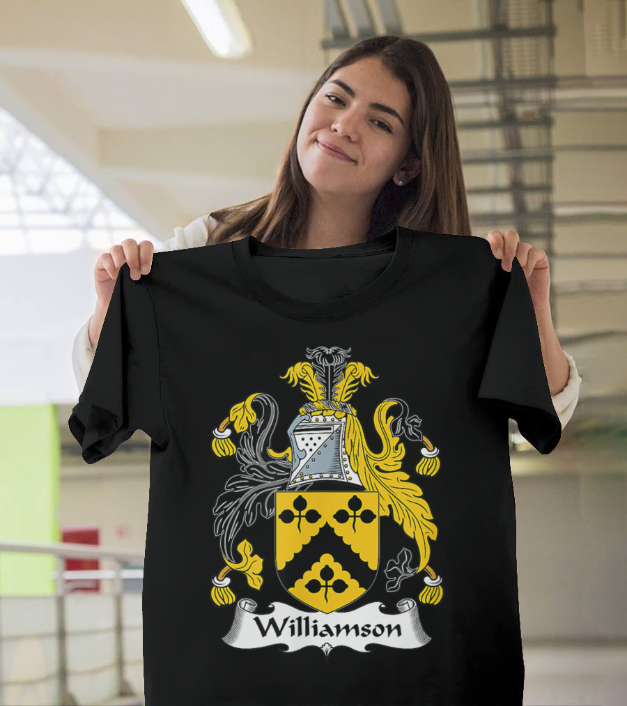 Williamson Family Crest Coat Of Arms Emblem T-Shirt