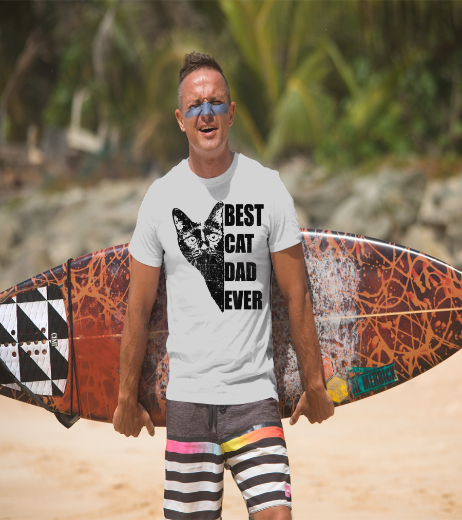 Best Cat Dad Ever T-Shirt