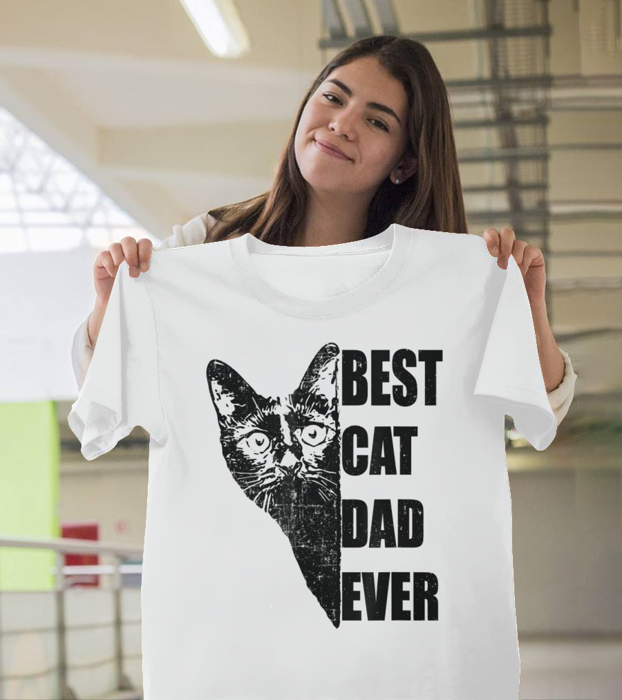 Best Cat Dad Ever T-Shirt