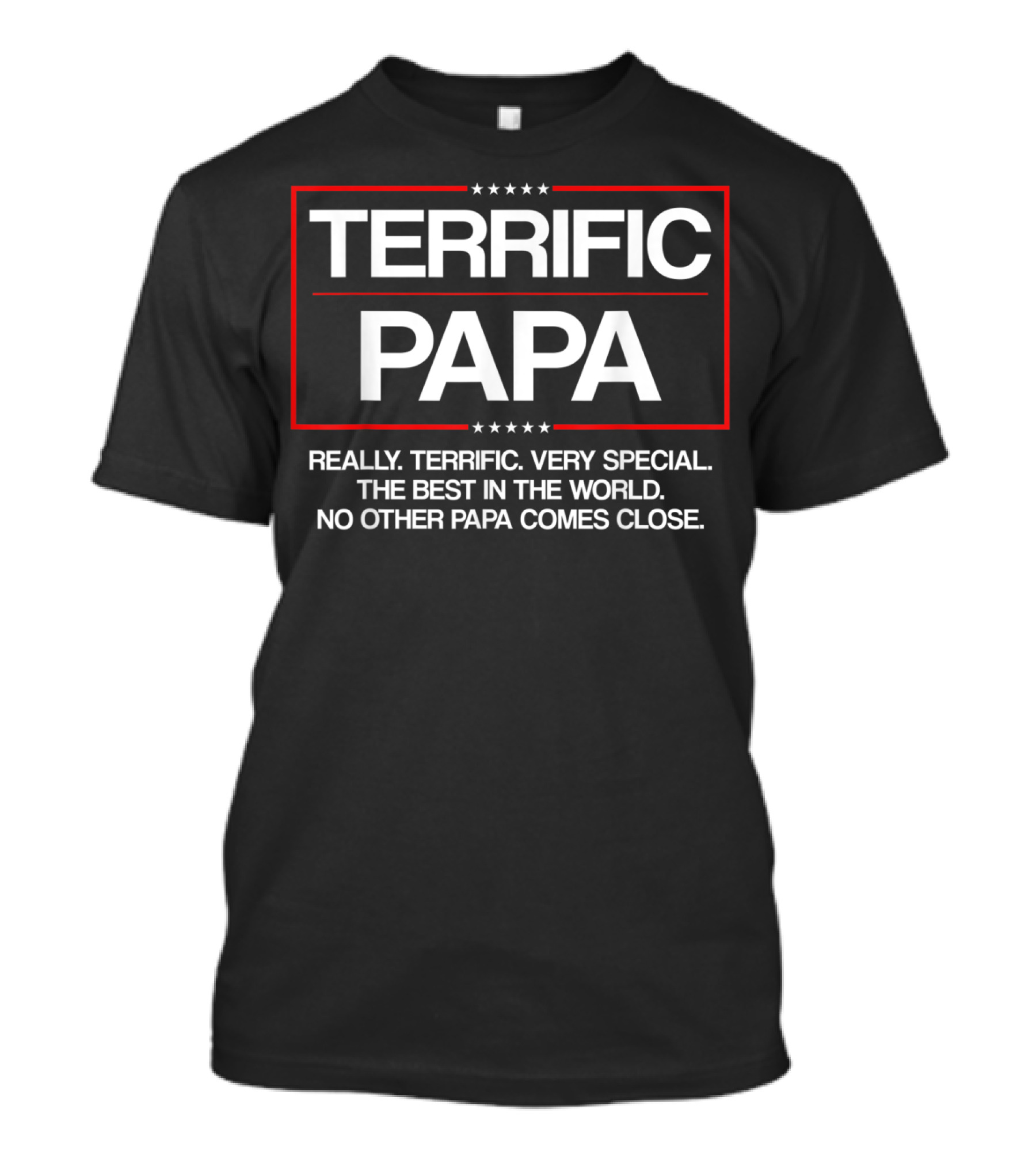 Terrific Papa Really Very Special The Best In The World No Other Papa Comes Close T-Shirt