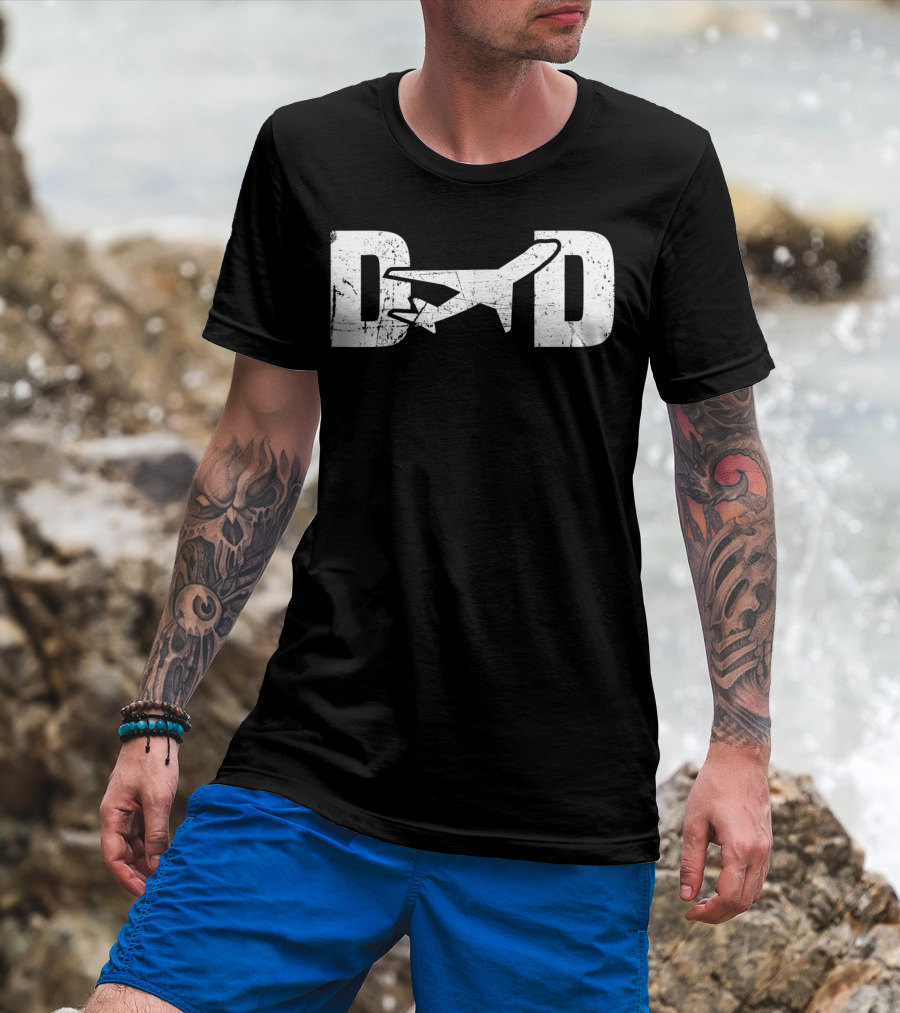 Pilot Dad Airplane Aviation Design For Men T-Shirt