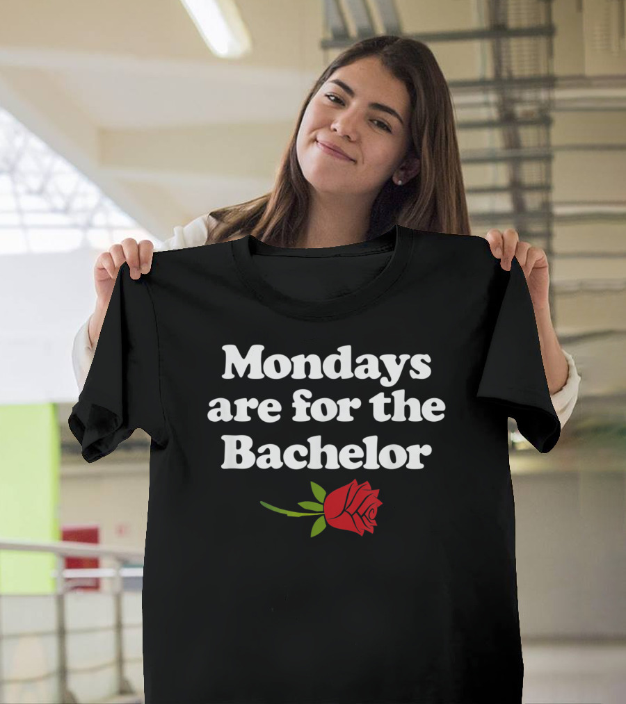 Mondays Are for the Bachelor with Red Rose T-Shirt