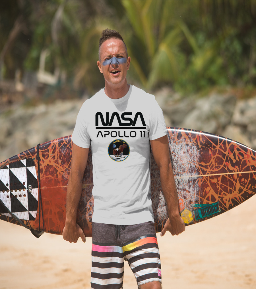 NASA Apollo 11 Moon Landing Mission Patch T-Shirt