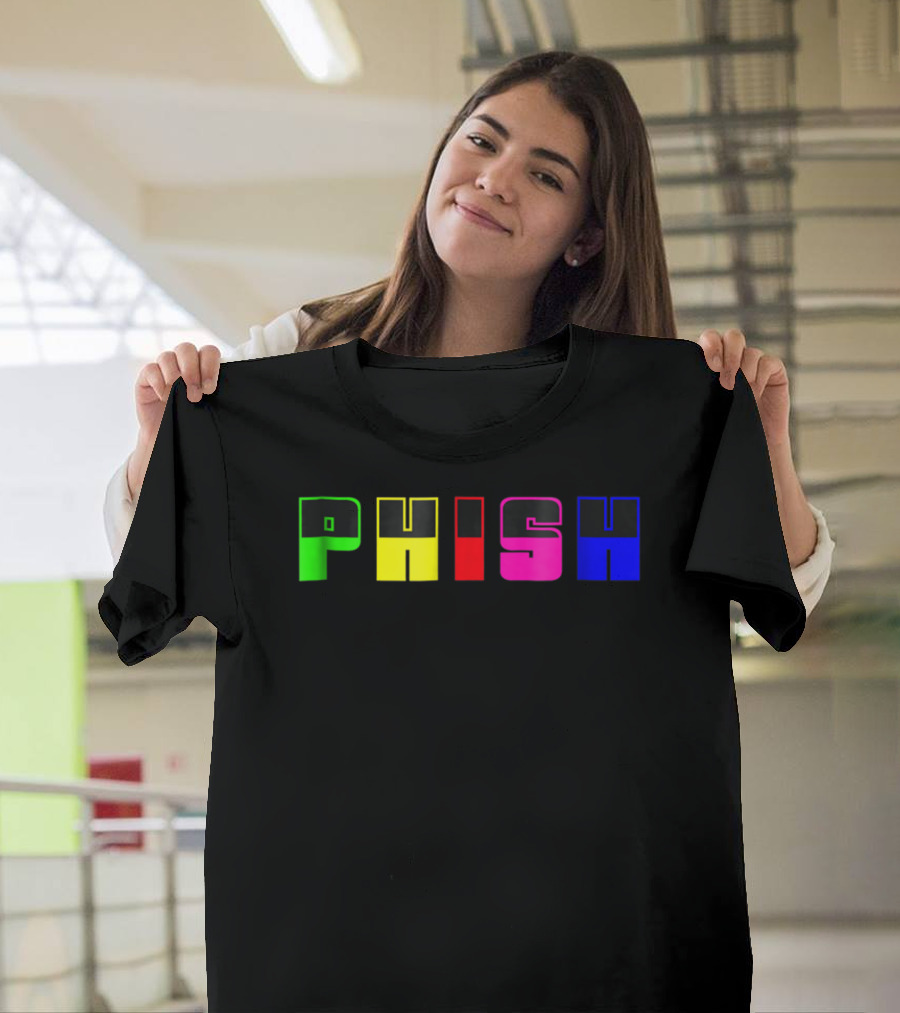 Nite Lite PHISH Neon Color Blocks T-Shirt