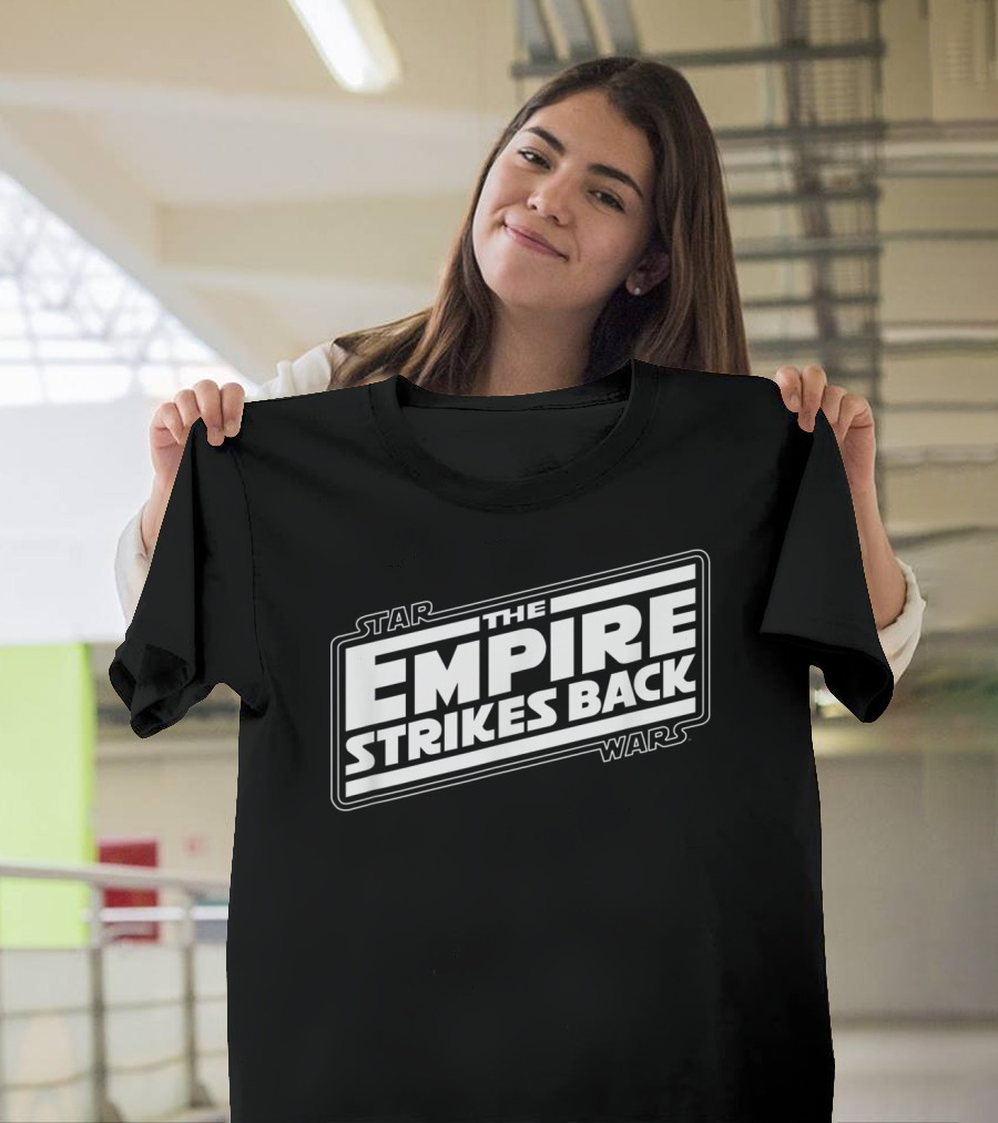 Star Wars The Empire Strikes Back Angled Movie T-Shirt