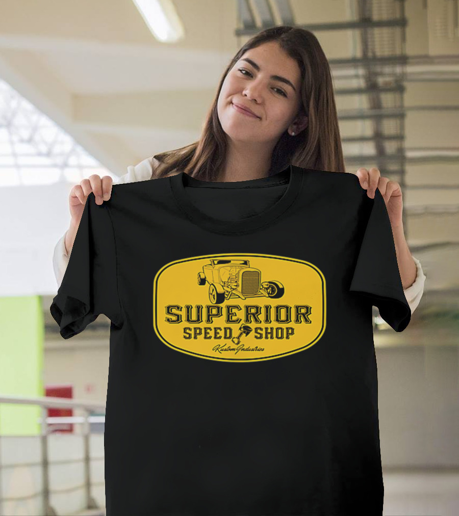Superior Speed Shop Kustom Industries Retro Hot Rod T-Shirt