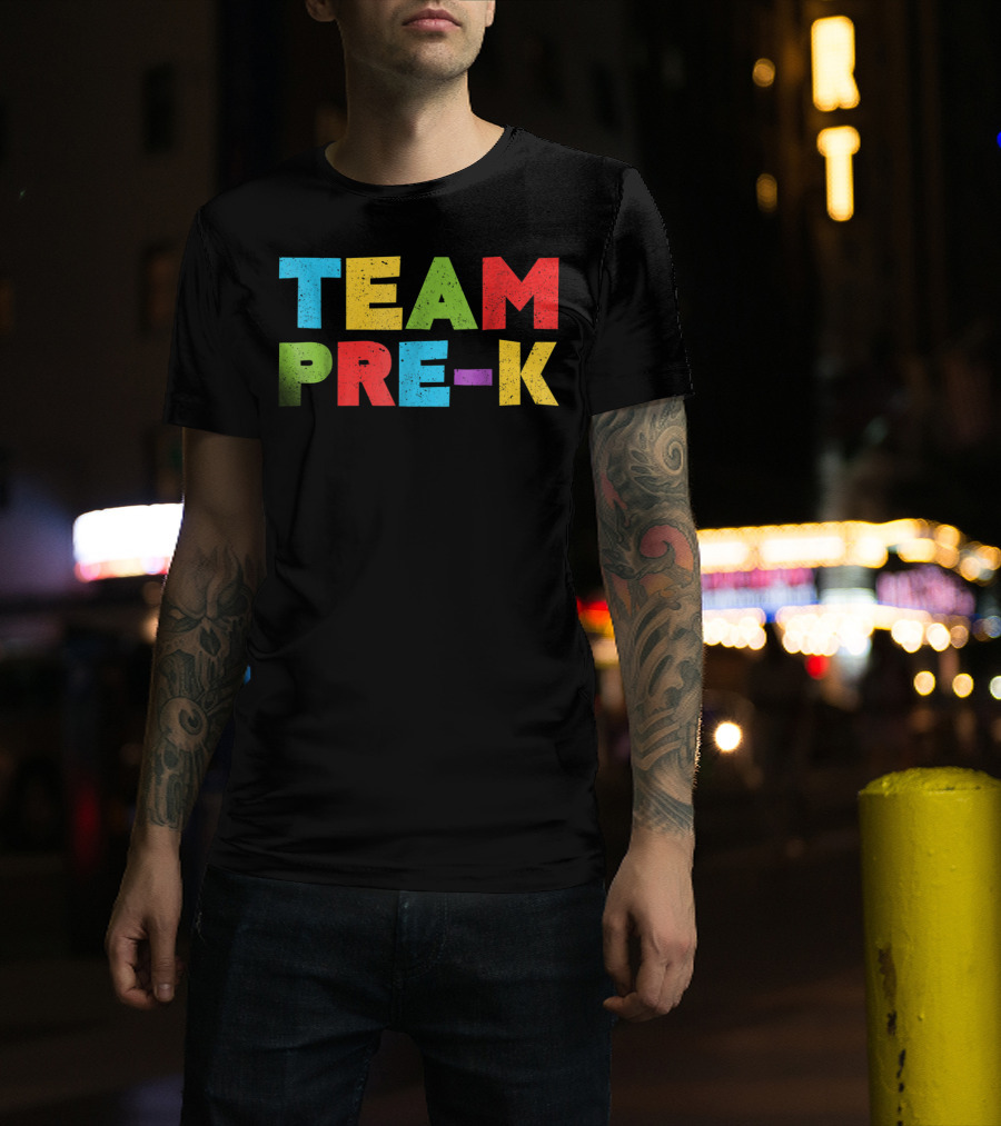 Team Pre K Teacher Back To School T-Shirt