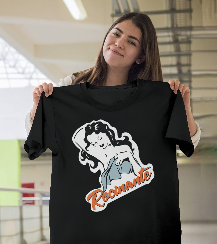 Rocinante Pin-Up Style Logo from The Expanse Series T-Shirt