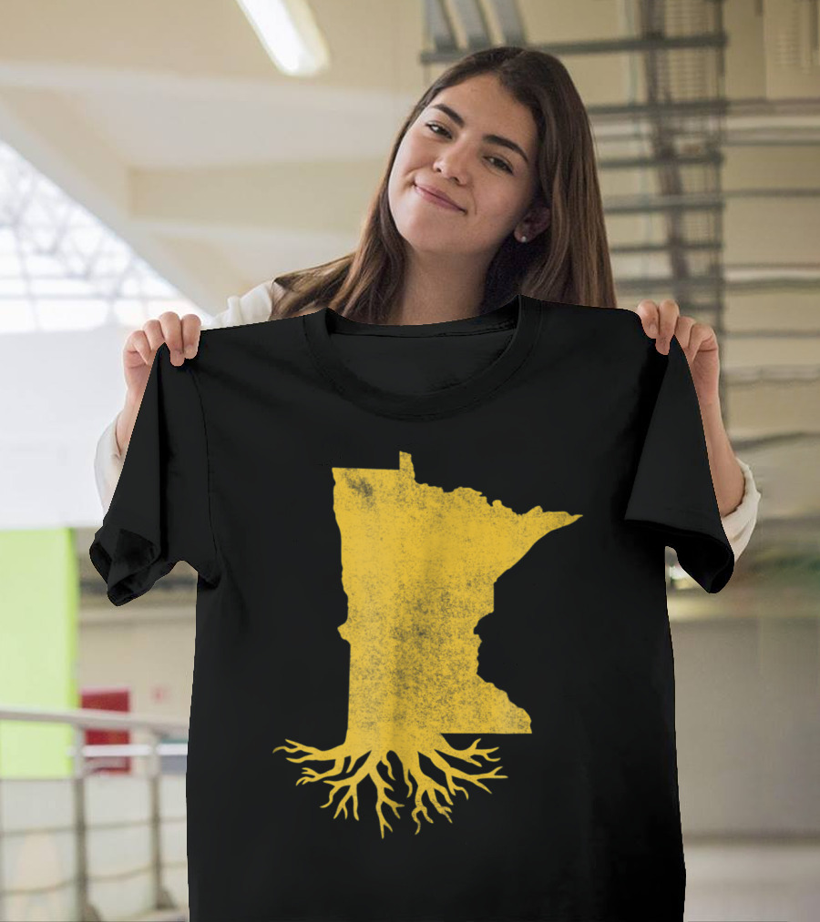 Vintage Minnesota State Roots Home Grown Hometown T-Shirt