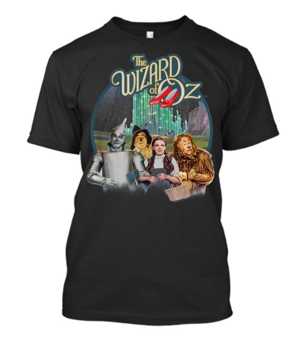 The Wizard Of Oz Dorothy Tin Man Scarecrow Cowardly Lion Emerald City T-Shirt