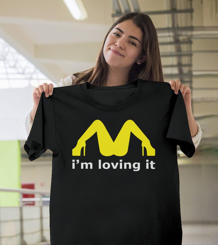 I'm Loving It Yellow High Heels T-Shirt