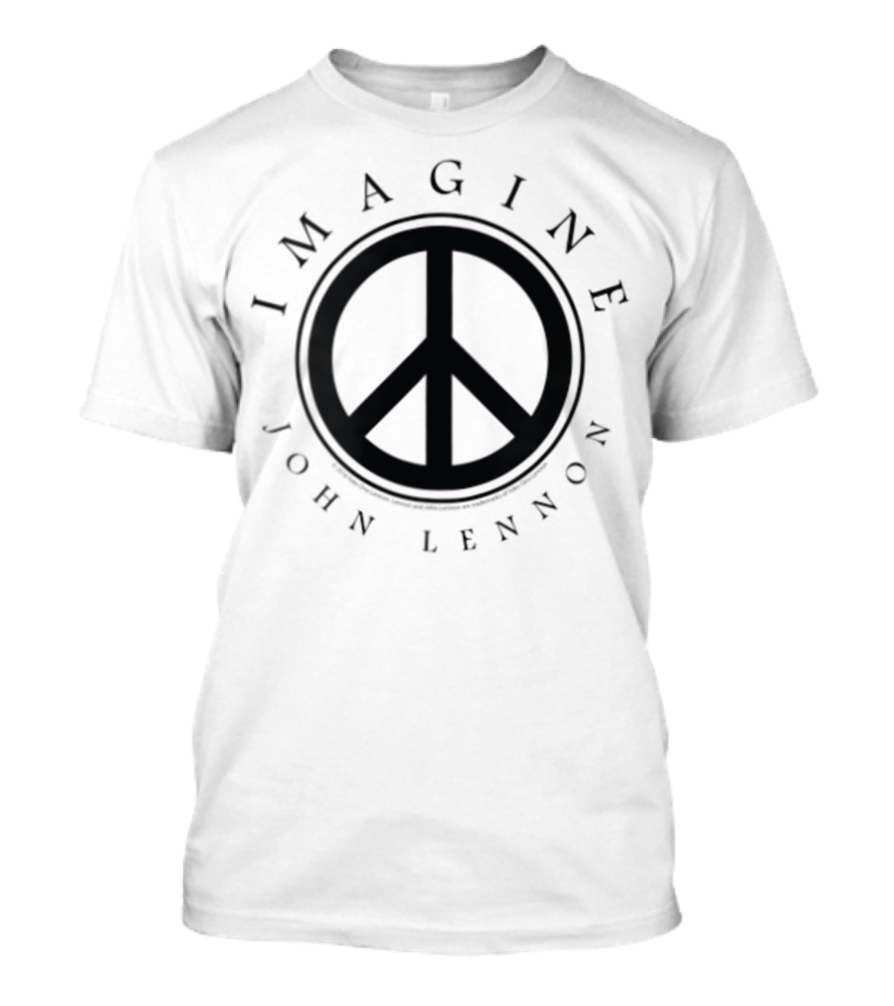 Imagine Peace Symbol John Lennon T-Shirt