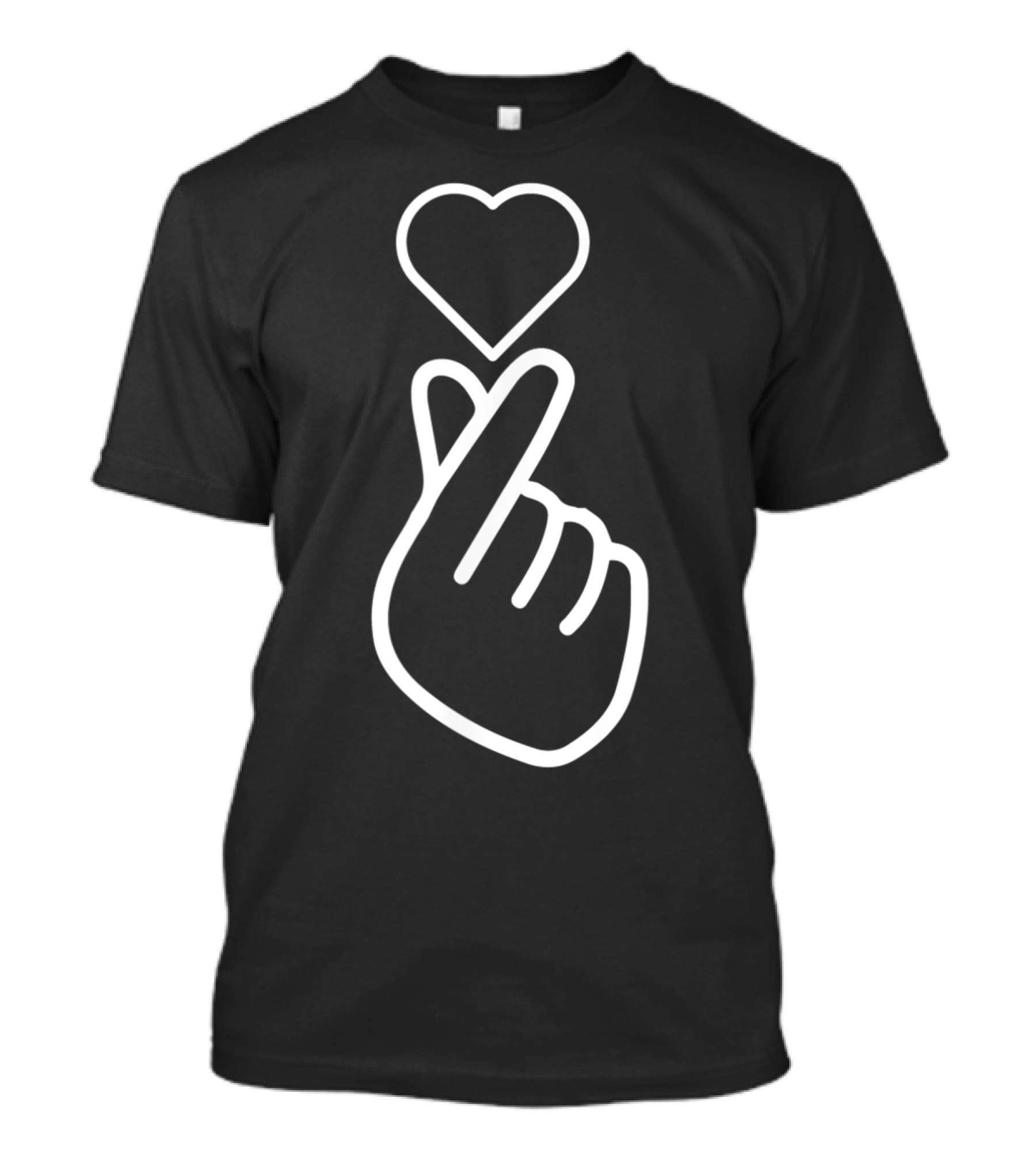 KPOP Korean Music Love Hand Symbol Heart T-Shirt
