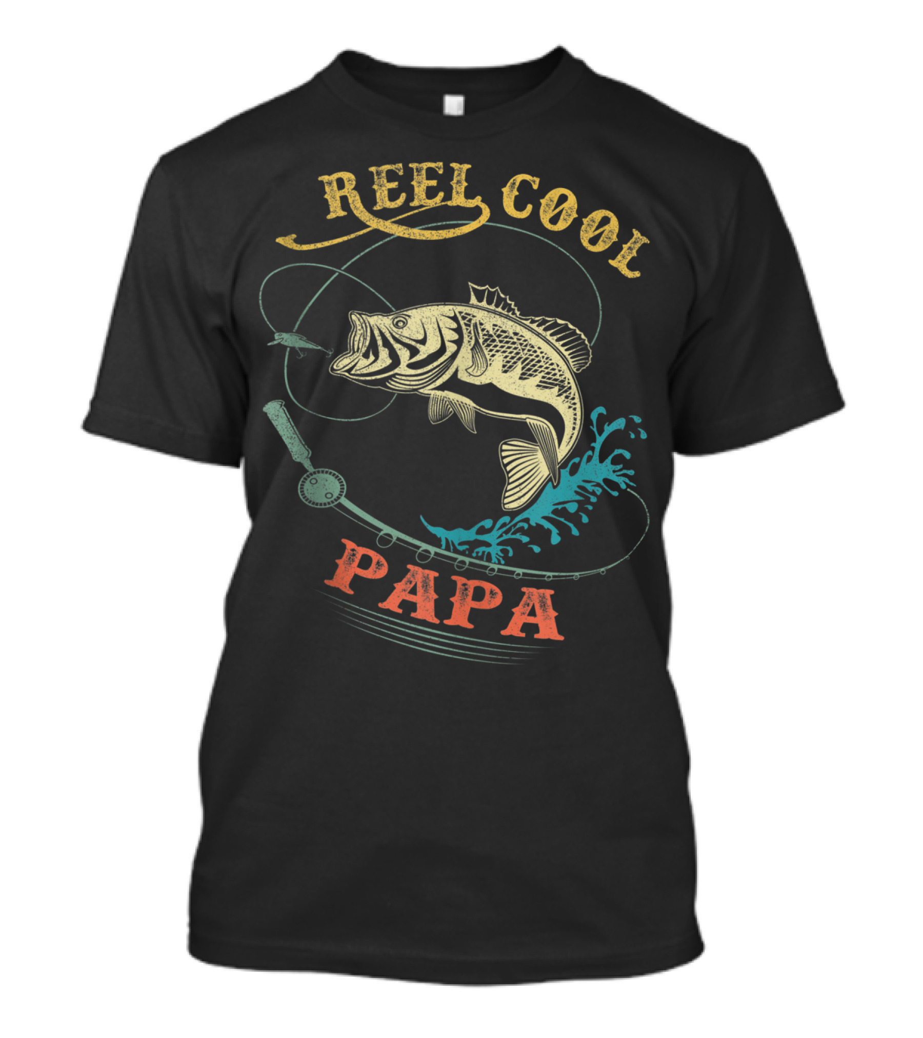Reel Cool Papa Fishing Men's T-Shirt