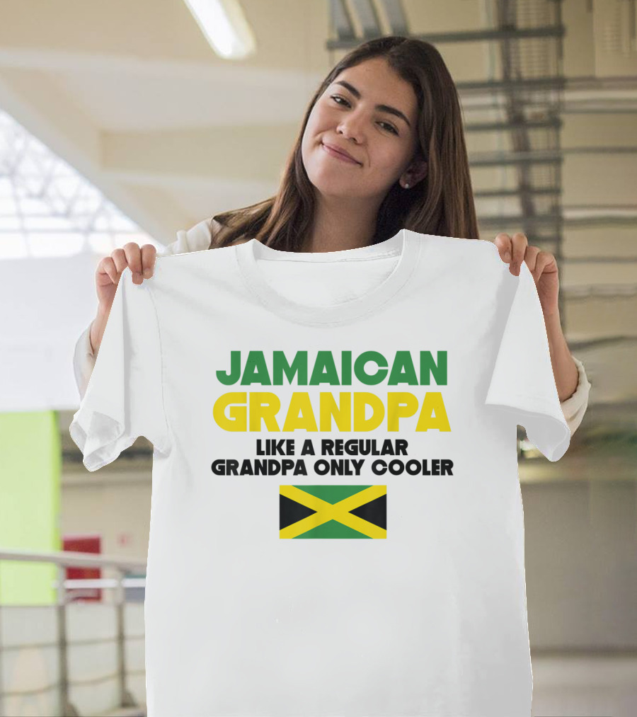 Jamaican Grandpa Like A Regular Grandpa Only Cooler T-Shirt