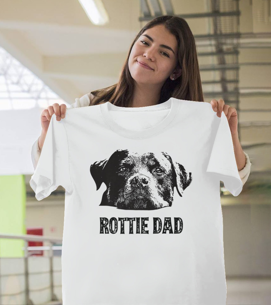 Rottie Dad Rottweiler Dad Mens T-Shirt