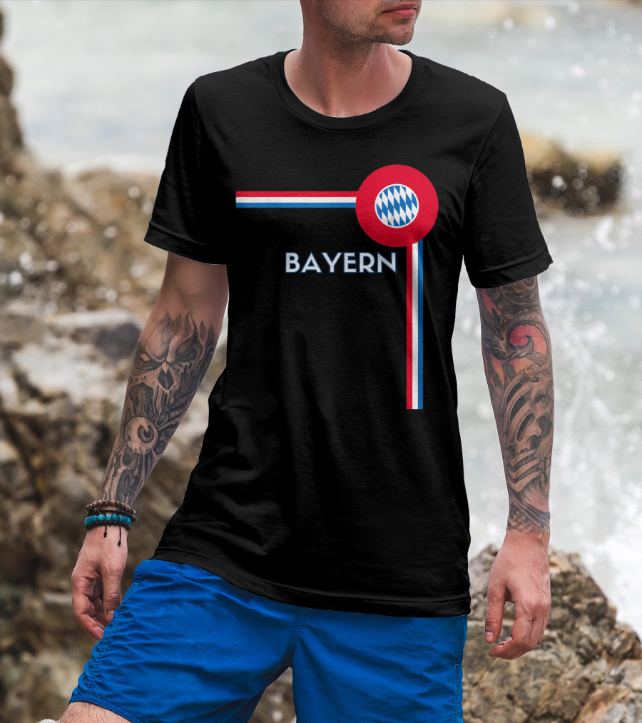 Bayern Munich Soccer FC Styled Spin Sports T-Shirt