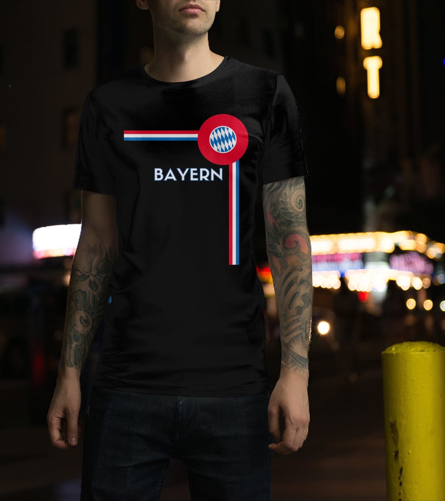 Bayern Munich Soccer FC Styled Spin Sports T-Shirt