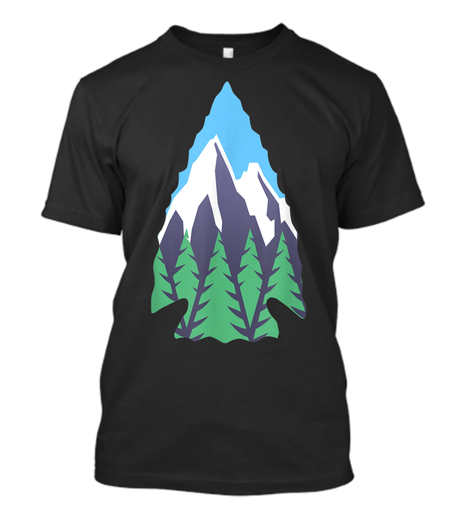 Nature Artifact Arrowhead Mountain Forest Hunter T-Shirt