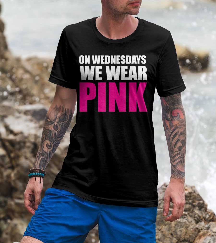 On Wednesdays We Wear Pink Mean Girls Reference T-Shirt