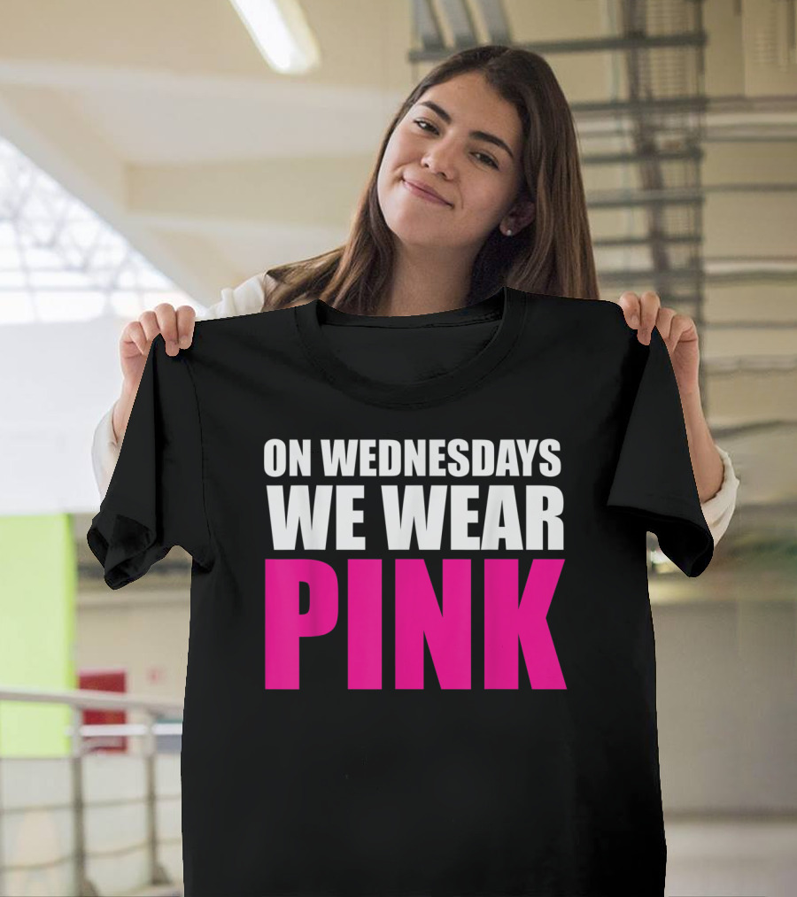 On Wednesdays We Wear Pink Mean Girls Reference T-Shirt