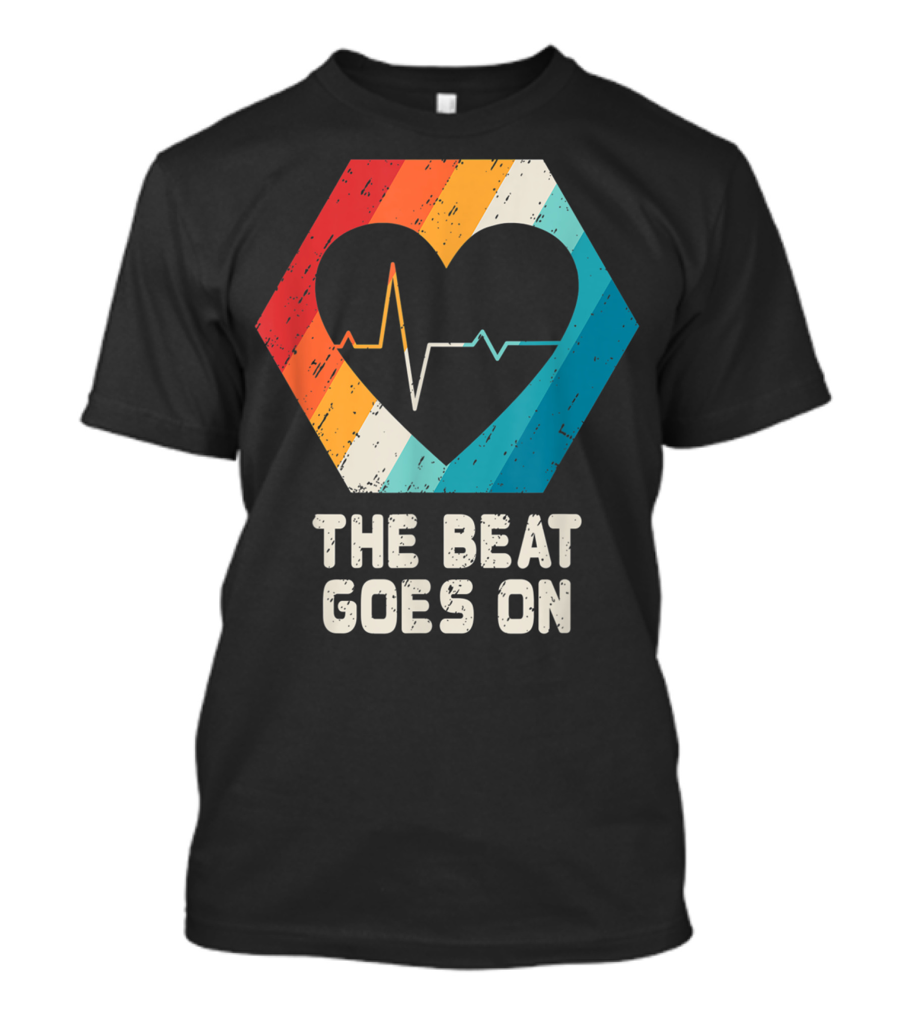 The Beat Goes On Open Heart Surgery Survivor Post Attack Reco T-Shirt