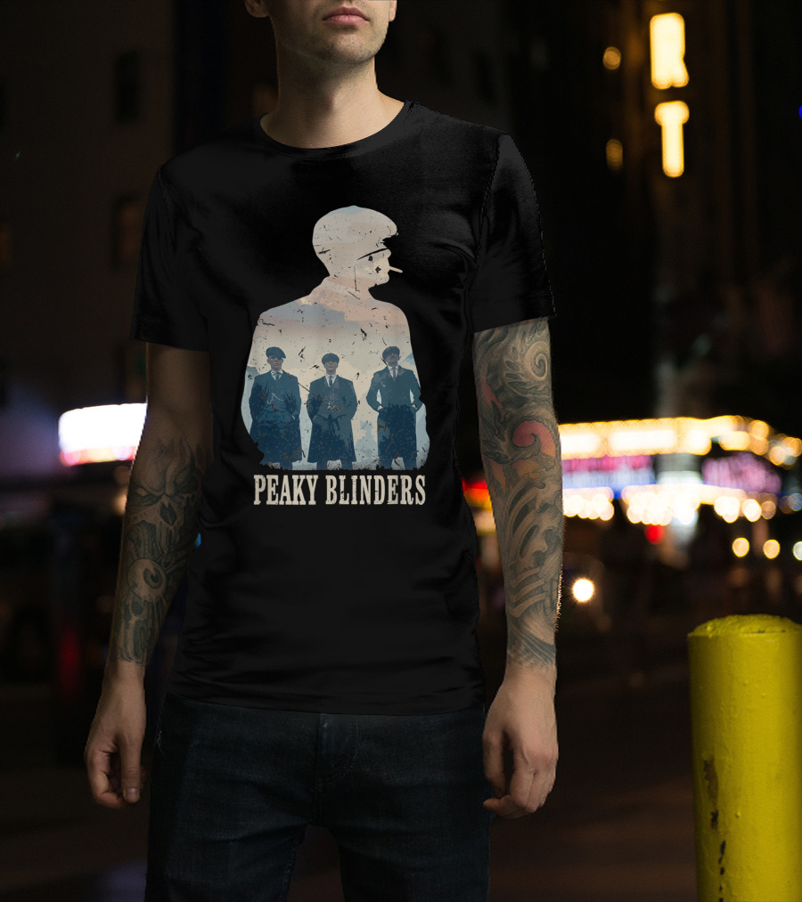 Peaky Blinders Vintage Silhouette Trio T-Shirt