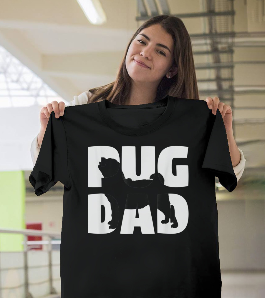 Pug Dad Pug Father Dog Dad T-Shirt