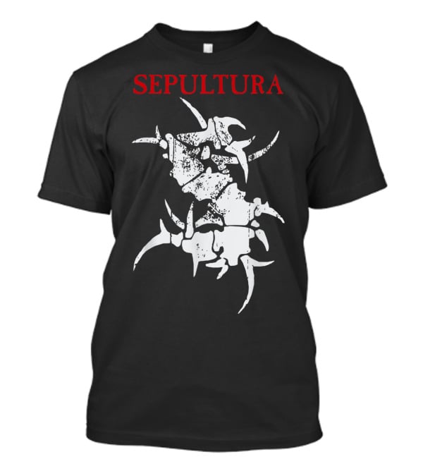 Sepultura Spiked Spine Emblem T-Shirt