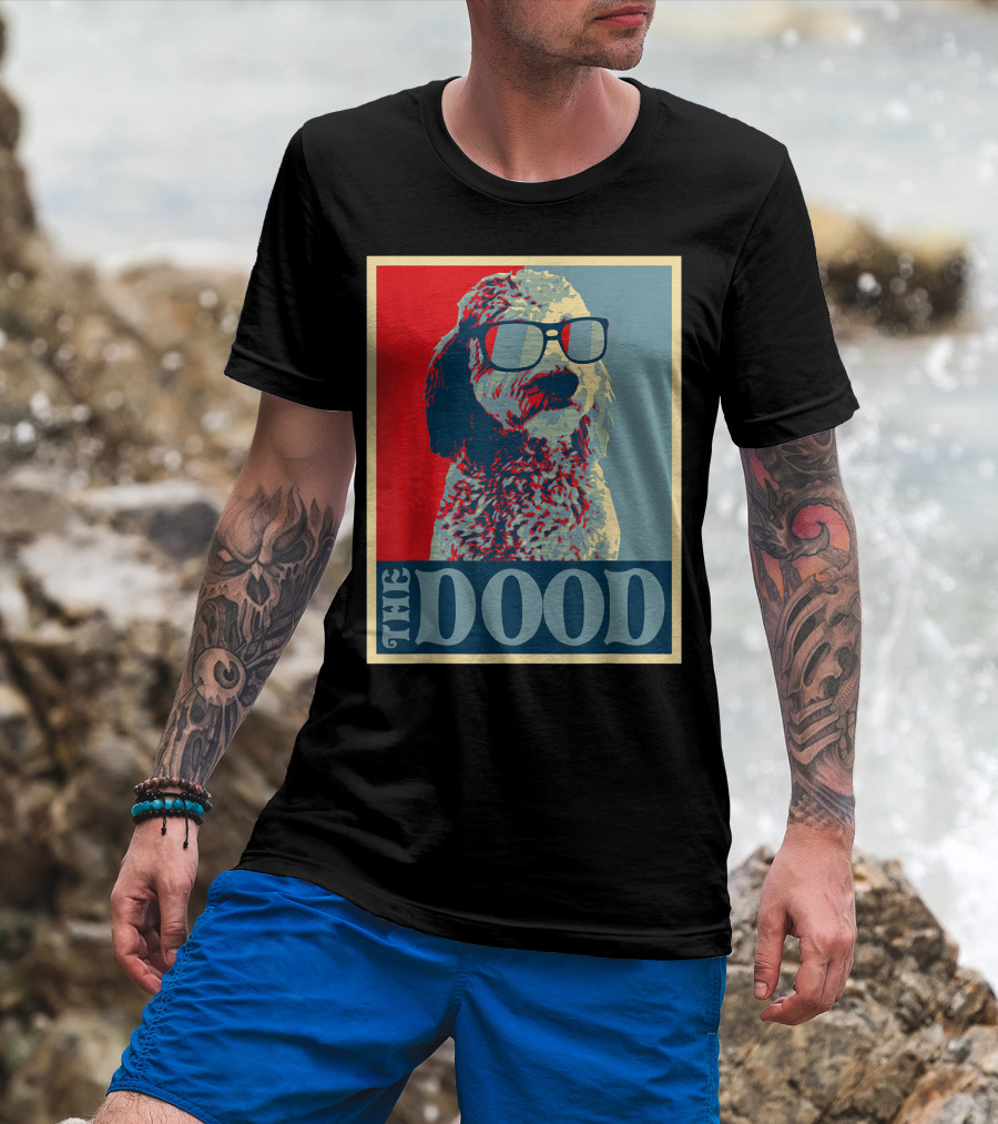 The Dood Goldendoodle Doodle Mom And Dood Dad Retro T-Shirt
