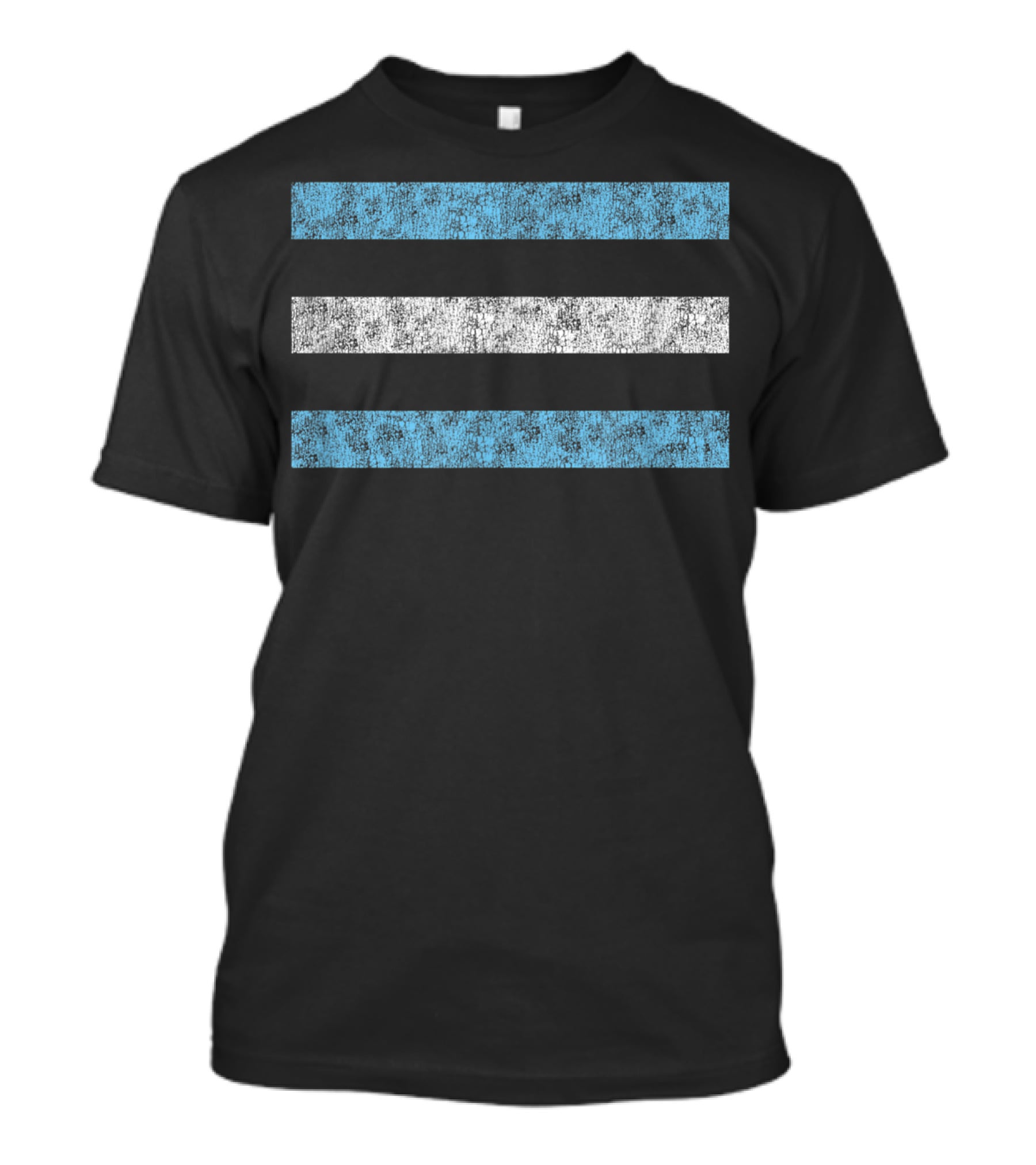 Vintage Transgender Pride Flag Distressed Look T-Shirt