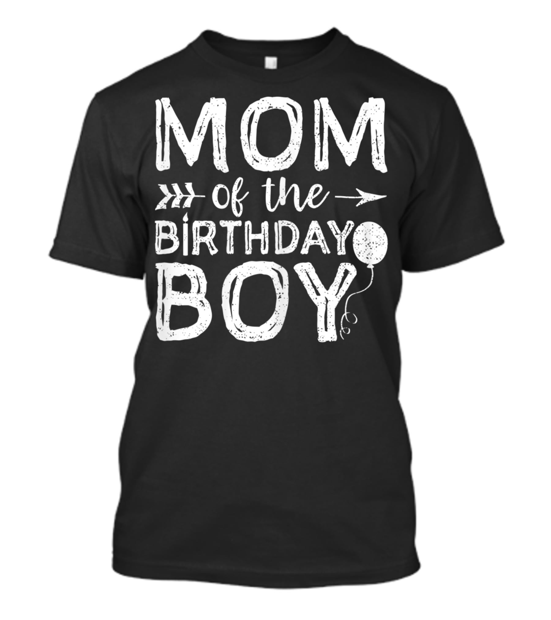 Mom Of The Birthday Boy With Balloon And Arrows T-Shirt