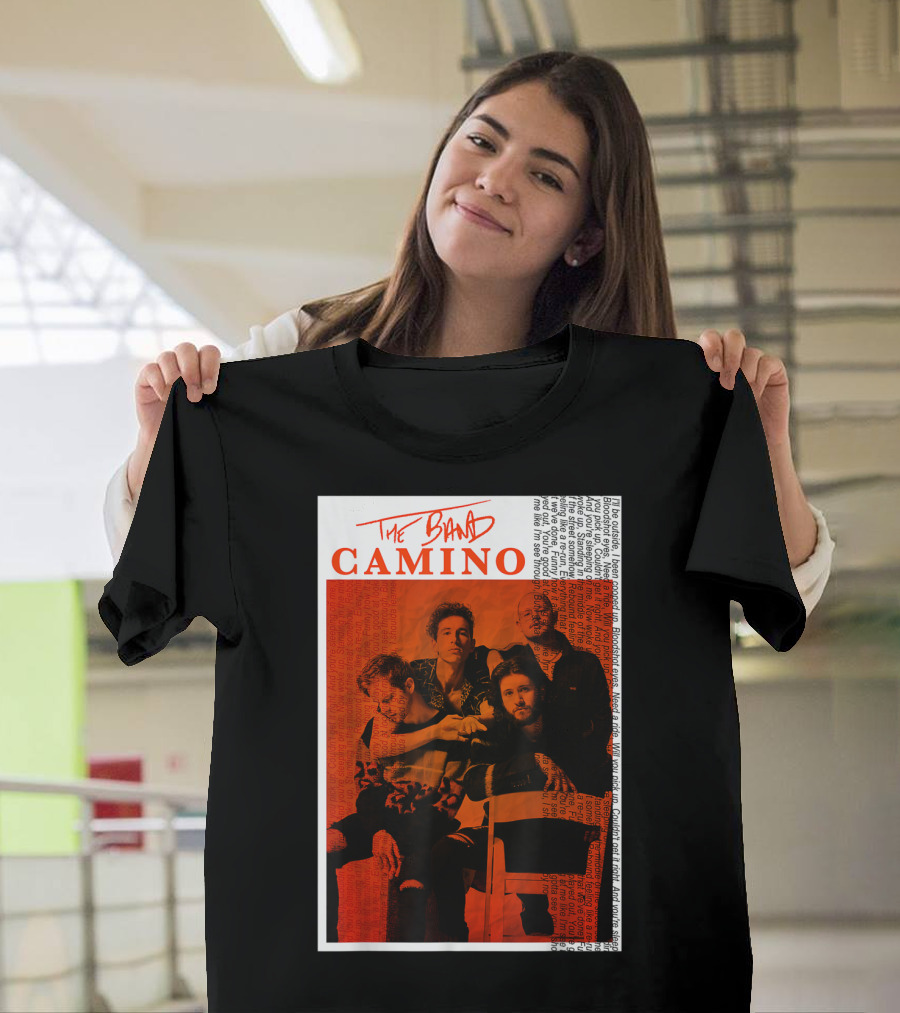 The Band Camino See Tryhard Music Through Orange T-Shirt