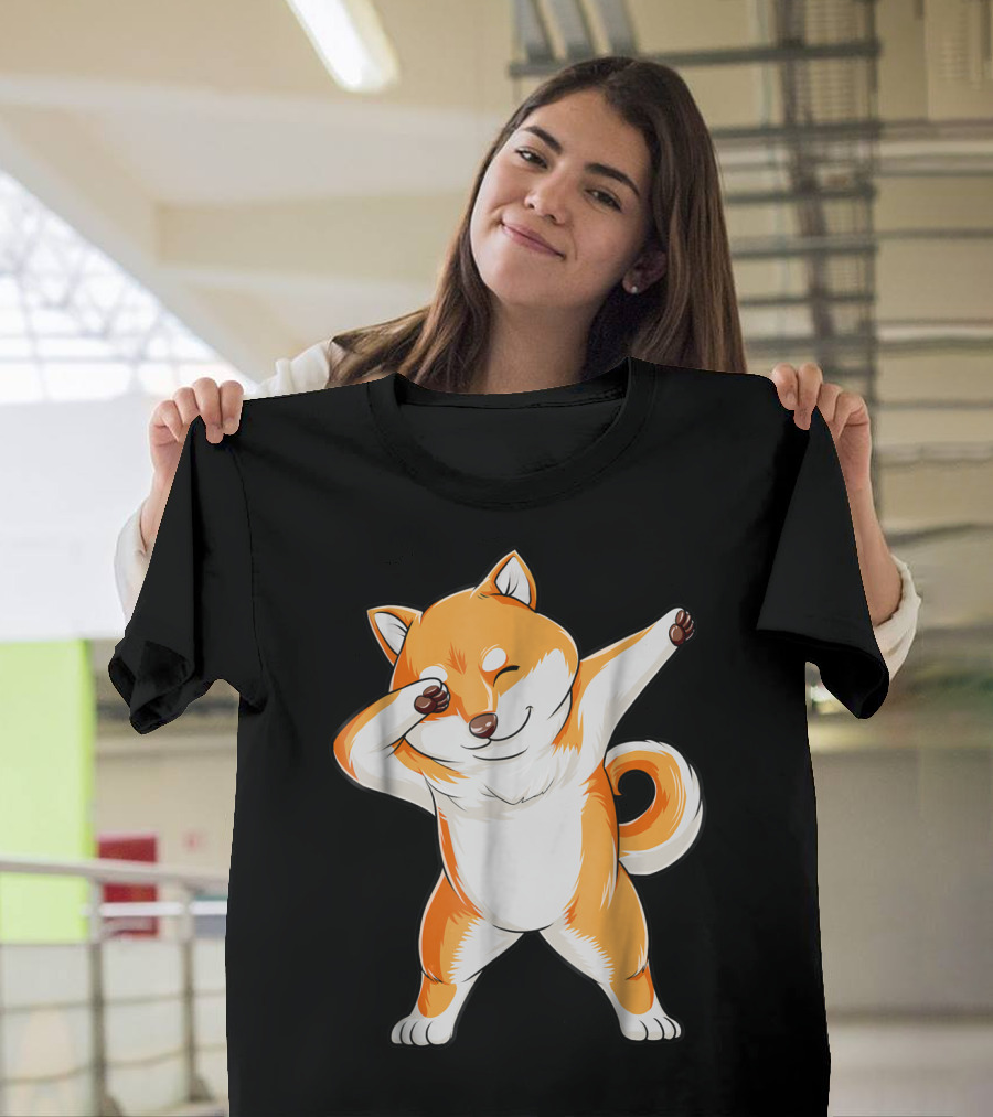 Dabbing Shiba Inu Dog Puppy Animal Lover T-Shirt