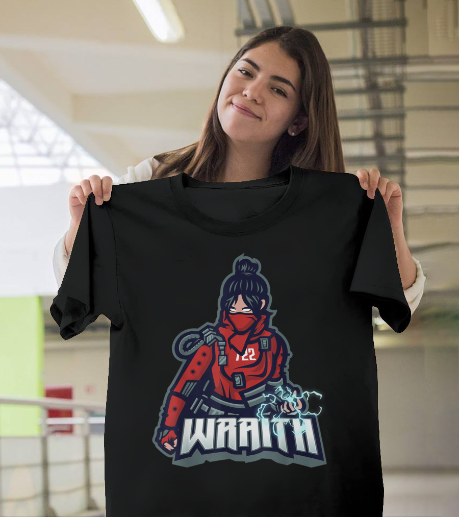 Apex Legends Wraith Red 12 Video Gamer T-Shirt