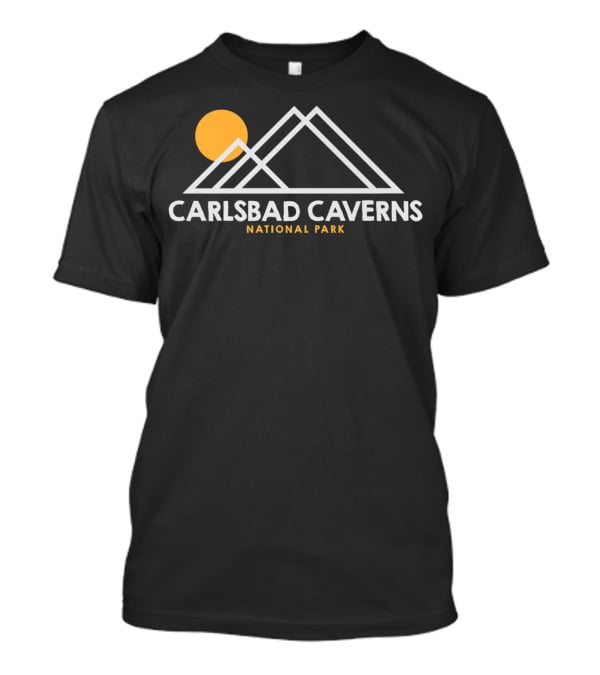Carlsbad Caverns National Park New Mexico Mountains Sun T-Shirt