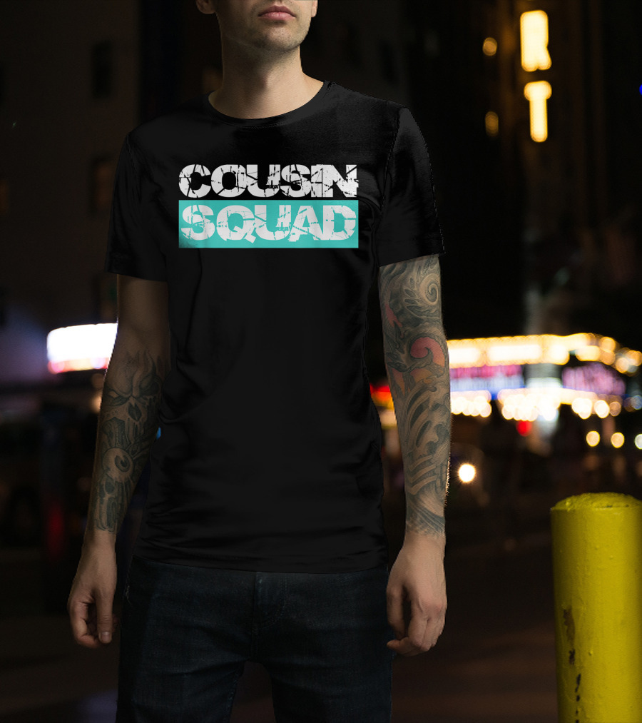 Cousin Squad Kids Women Men Girl Matching Family T-Shirt