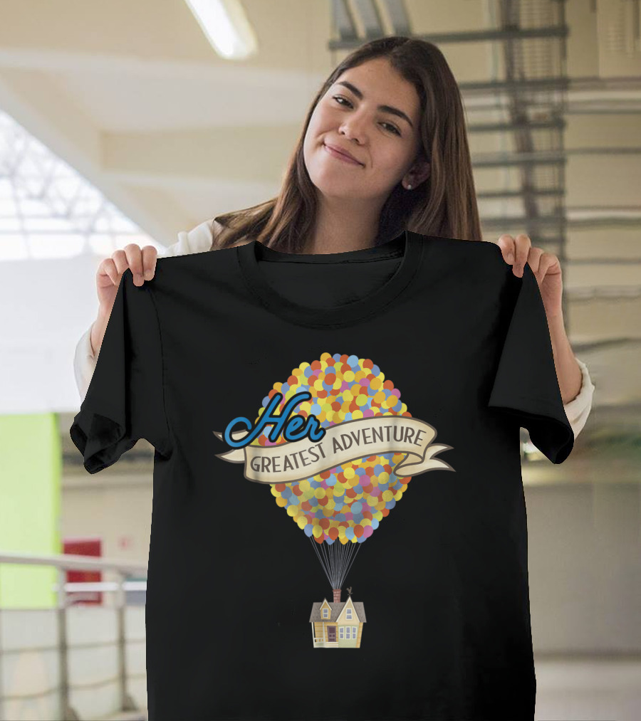 Disney Pixar Up Her Greatest Adventure Balloon House T-Shirt