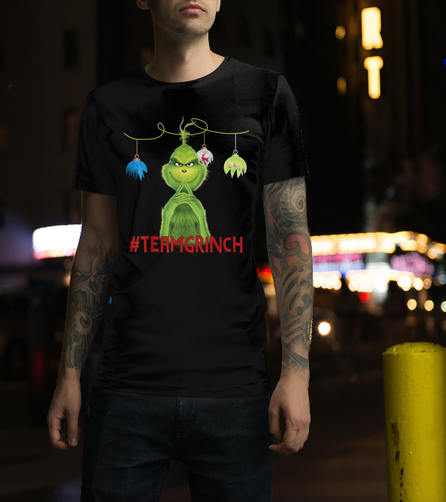 Drseuss Thegrinch #Teamgrinch Christmas T-Shirt