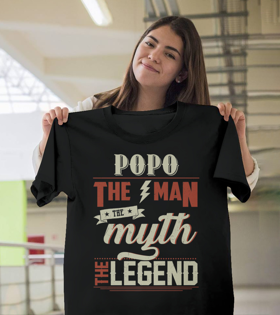 Popo The Man The Myth The Legend T-Shirt